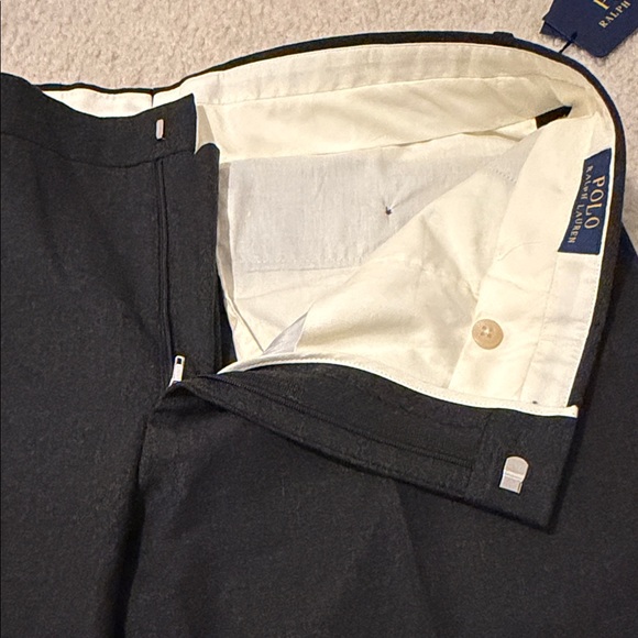 Polo by Ralph Lauren Men's Black/Charcoal Pants - Picture 5 of 6